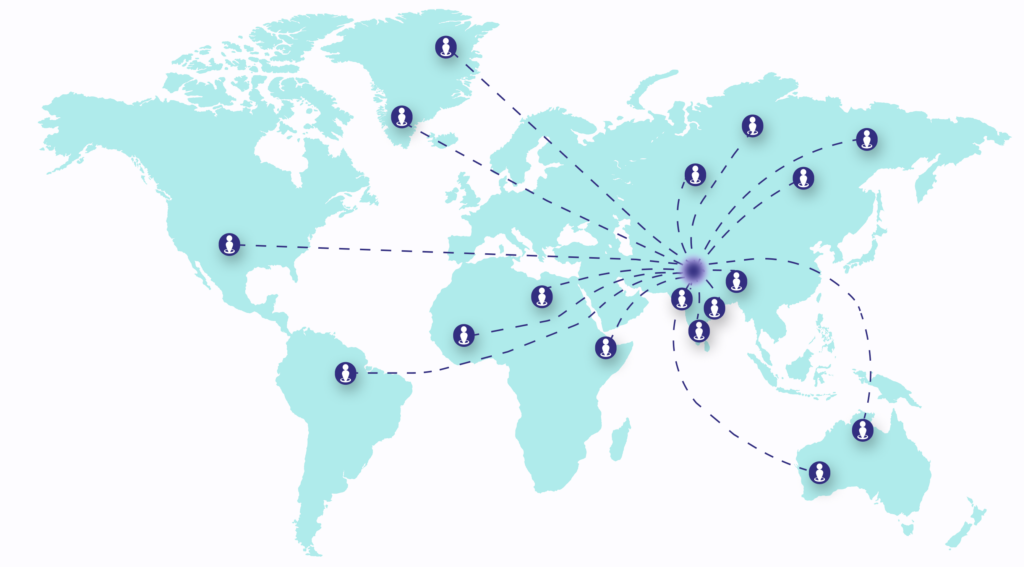 b2b commerce storefront map